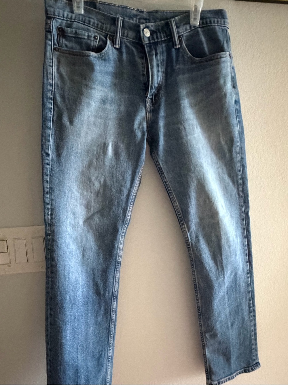 Levi's Men's Slim Straight Light Blue Denim Jeans